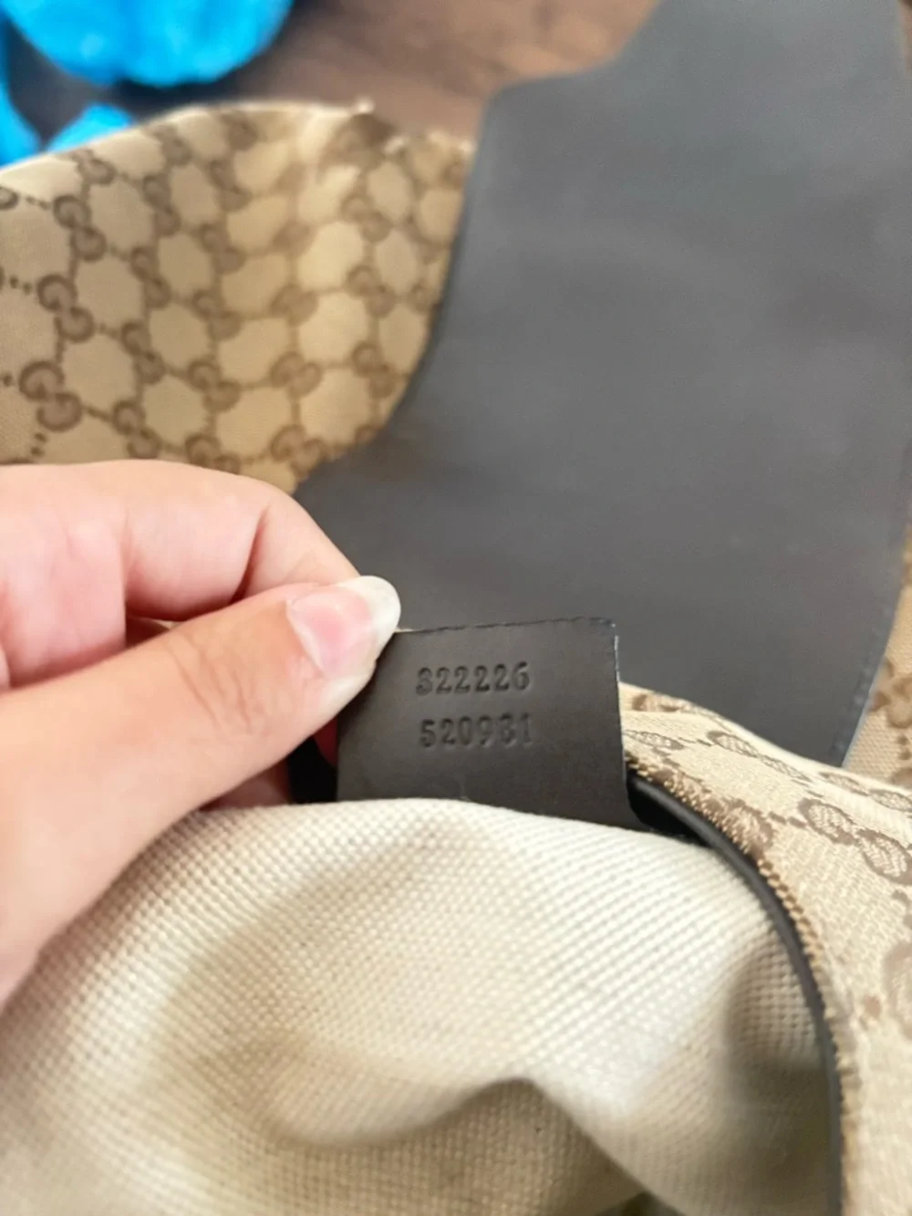 Gucci Beige Brown GG Canvas Shoulder Hobo with Dark Brown Leather Trim - Picture 8 of 12